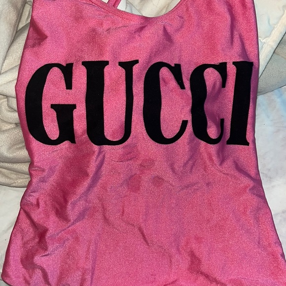 Gucci Swim Gucci Authentic Pink Bubblegum Swimsuit Poshmark
